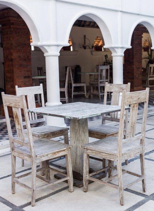Empty Wooden Vintage Table - Image 3